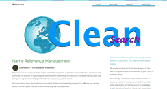 Desktop Screenshot of cleansearch.net